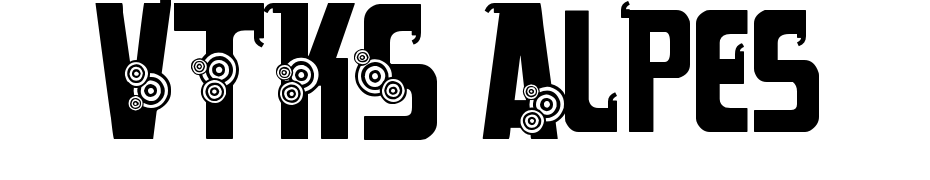 VTKS Alpes Font Download Free