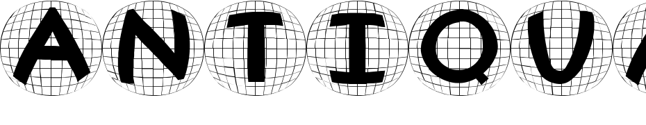 Antiqua In Grid Balloons Yazı tipi ücretsiz indir