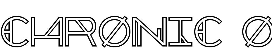 Chronic Outline Font Download Free
