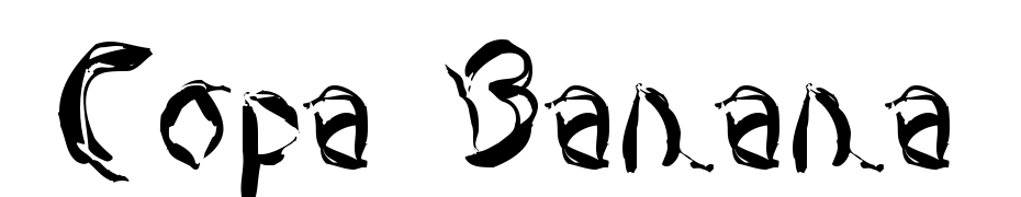 Copa Banana Schrift Herunterladen Kostenlos
