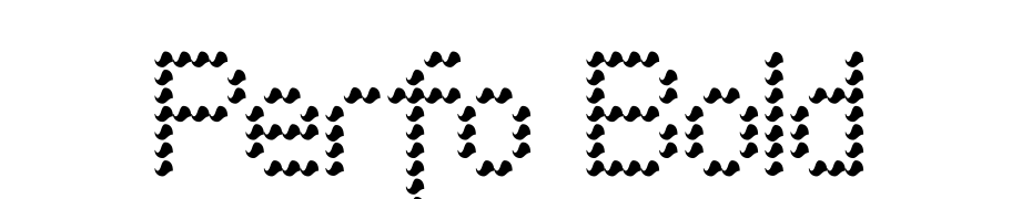 Perfo Bold Font Download Free