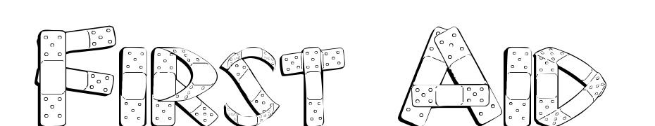 First Aid Scarica Caratteri Gratis