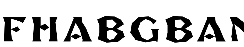 FHABGBANC Font Download Free