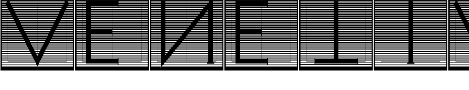 Venetian Blind Font Download Free