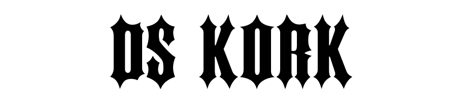 DS Kork Font Download Free