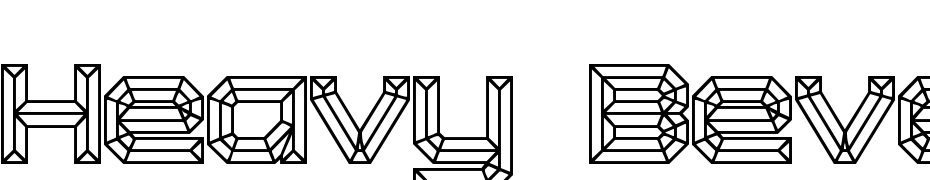 Heavy Bevel BRK Font Download Free