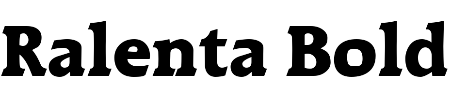 Ralenta Bold Font Download Free