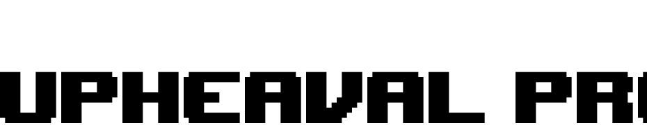Upheaval Pro Font Download Free