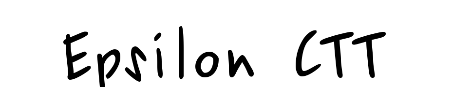 Epsilon CTT Font Download Free