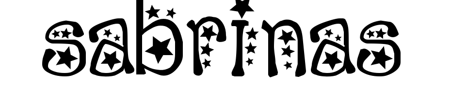 Sabrina Star Font Download Free
