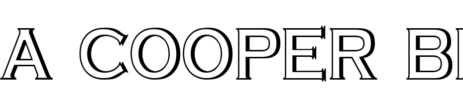 A Cooper Black Font Download Free