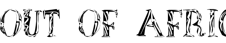 Out Of Africa Font Download Free