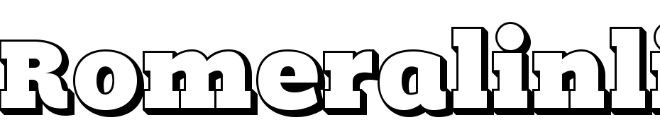 Romeral Inline Font Download Free
