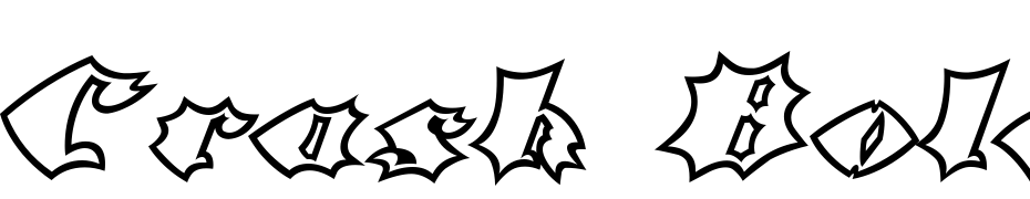 Crash Bold Font Download Free