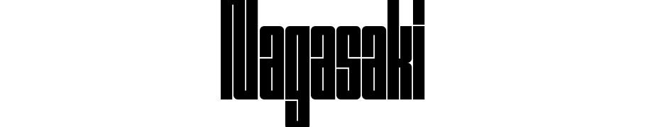 Nagasaki Font Download Free