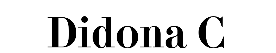 Didona C Font Download Free