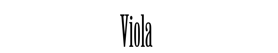Viola Yazı tipi ücretsiz indir