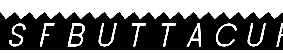 SF Buttacup Oblique Font Download Free
