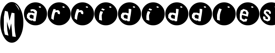 Marrididdles Medium Font Download Free