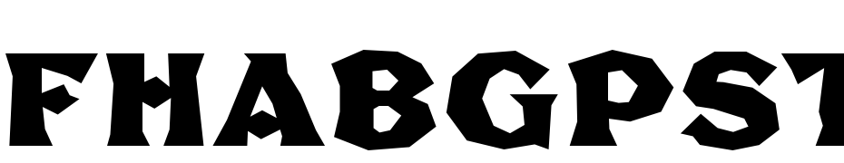 FHABGPSTNC Font Download Free