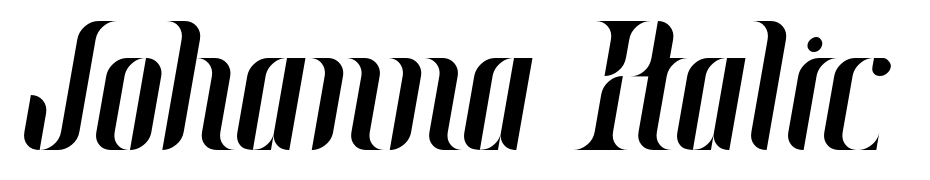 Johanna Italic Font Download Free