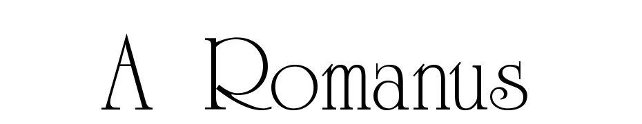 A_Romanus Font Download Free