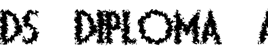 DS Diploma Art Bold Font Download Free