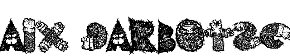 AIx DARBOTZCUMI Scarica Caratteri Gratis