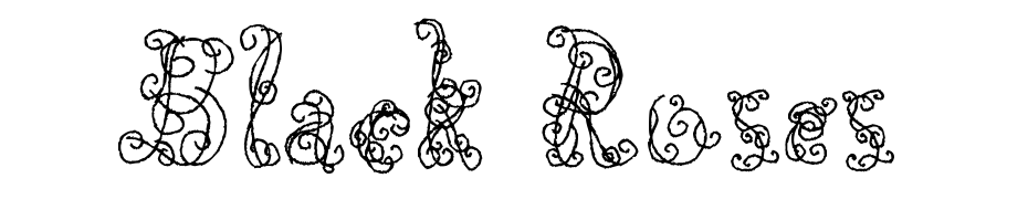 Black Roses Font Download Free
