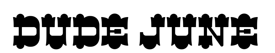 Dude June Font Download Free