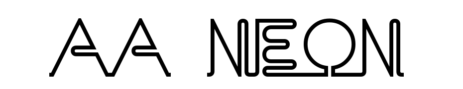 AA Neon Scarica Caratteri Gratis