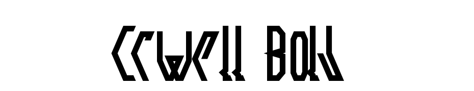 Crwell Bold cкачати шрифт безкоштовно