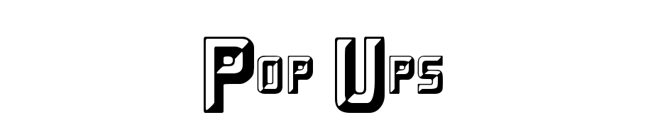 Pop Ups Font Download Free