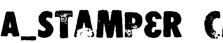 A_Stamper Cm Tw Font Download Free