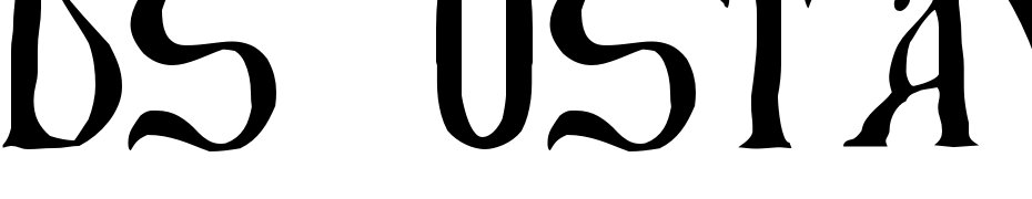 DS Ustav Hand Font Download Free