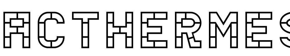 AC Thermes Outline Schrift Herunterladen Kostenlos