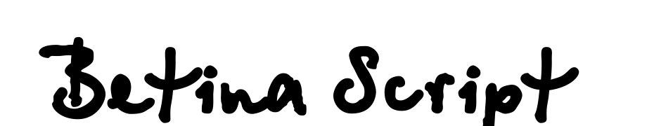 Betina Script Extra C Font Download Free