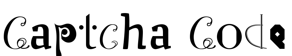 Captcha Code Font Download Free