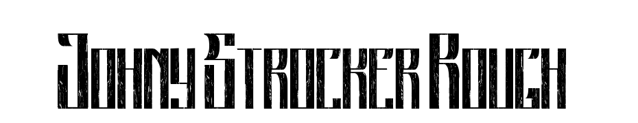 Johny Strocker Rough Scarica Caratteri Gratis