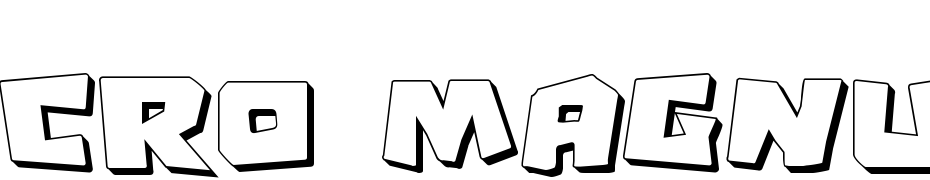 Cro Magnum Shadow Font Download Free