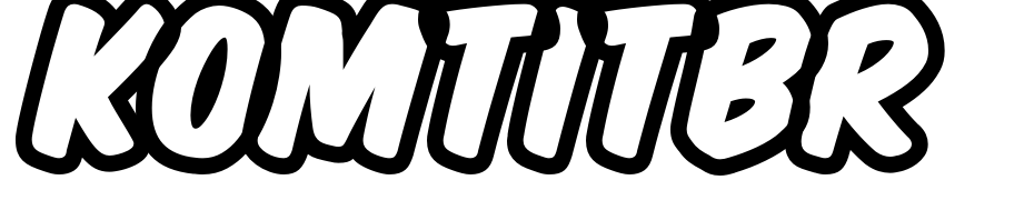 Komika Title  Brush Fuente Descargar Gratis
