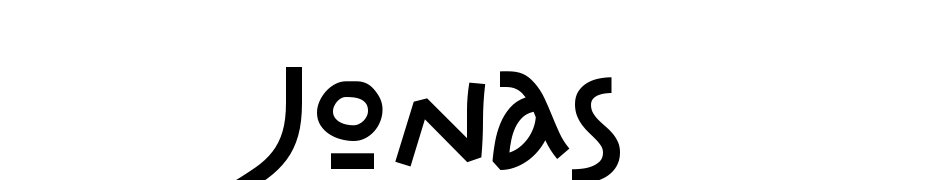 Jonas Normal Font Download Free