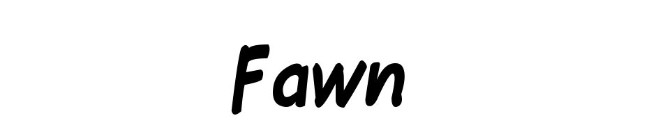 Fawn Script Polices Telecharger