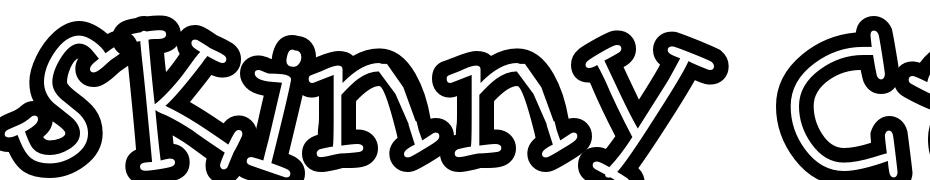 Skinny Cap Kick Font Download Free