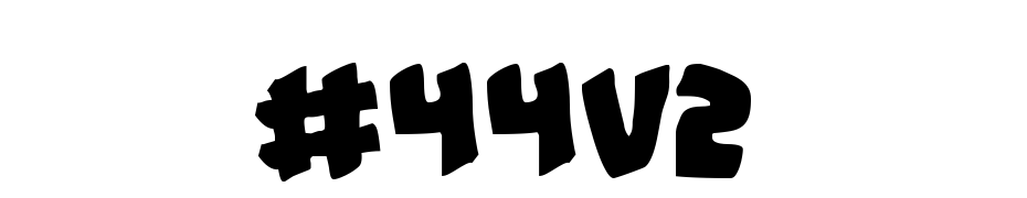 #44 Font Font Download Free