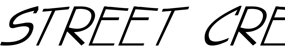 Street Cred Italic Font Download Free