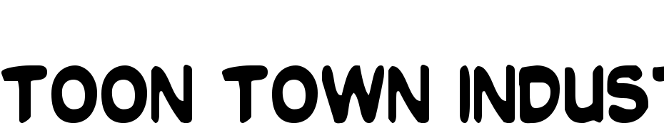 Toon Town Industrial Cond Font Download Free