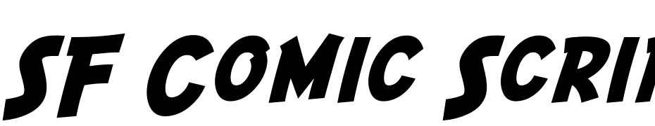SF Comic Script Bold Font Download Free