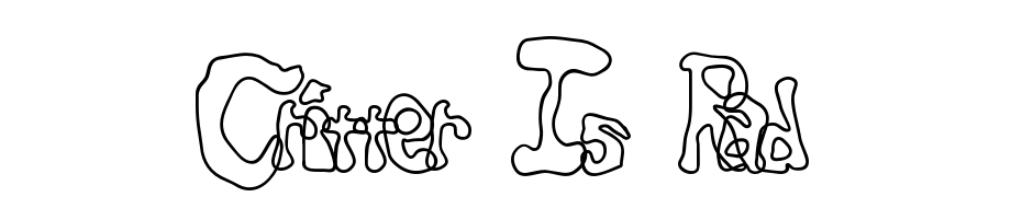 Critter Is Rad Font Download Free