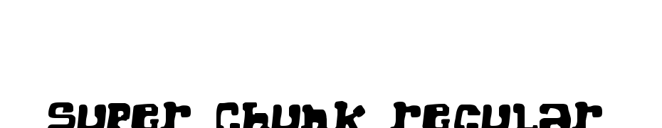 Super Chunk Regular Font Download Free
